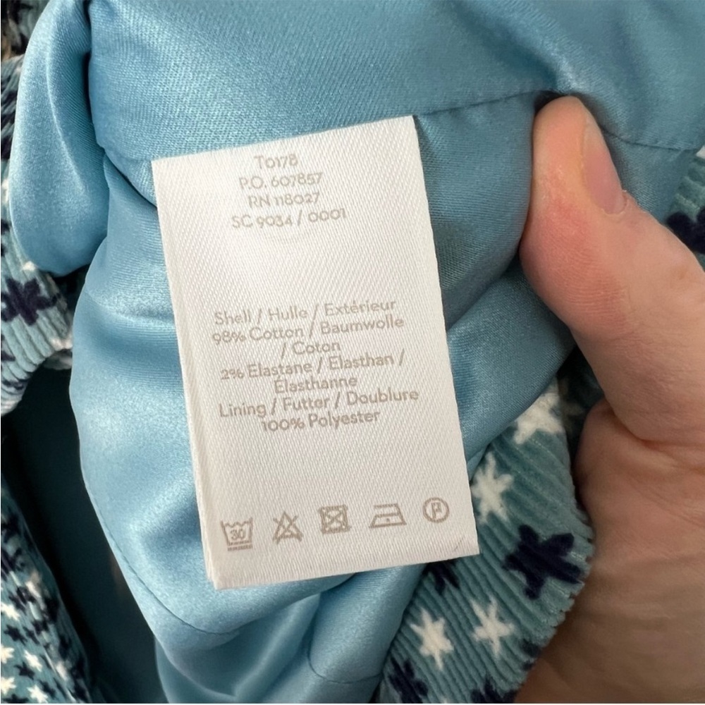 NWT Boden Oxshott Cord Blazer Heritage Blue Stars - Picture 6 of 9